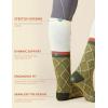 Harrison Howard Women’s Equestrian Knee-High Socks 3-Pairs, Compatible with Equestrian Boots, Comfortable Moisture-Wicking(Tri-green)