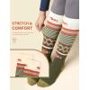 Harrison Howard Women’s Equestrian Knee-High Socks 3-Pairs, Compatible with Equestrian Boots, Comfortable Moisture-Wicking(Tri-green)