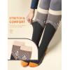 Harrison Howard Women’s Equestrian Knee-High Socks 3-Pairs, Compatible with Equestrian Boots, Comfortable Moisture-Wicking(Tri-orange)