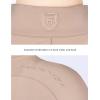 Harrison Howard Women’s Horse Riding Shirts Long Sleeve Rider Top Stand Collar with Embroidery Equestrian Show Shirts(Beige)