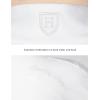 Harrison Howard Women’s Horse Riding Shirts Long Sleeve Rider Top Stand Collar with Embroidery Equestrian Show Shirts(Oval White)