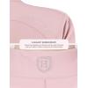 Harrison Howard Women’s Horse Riding Shirts Long Sleeve Rider Top Stand Collar with Embroidery Equestrian Show Shirts(Peachy Beige)
