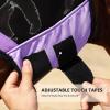 Harrison Howard Pro Luminous Horse Half Face Fly Mask Large Eye Space with Ears UV Protection for Horse Teal M(Gentle Lavendar)