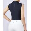 Harrison Howard Equestrian Shirts for Women Sleeveless Horse Riding Lightweight Quick-Dry Riding Shirts for Women(Navy)
