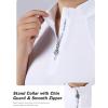 Harrison Howard Equestrian Shirts for Women Sleeveless Horse Riding Lightweight Quick-Dry Riding Shirts for Women(White)