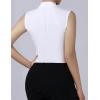 Harrison Howard Equestrian Shirts for Women Sleeveless Horse Riding Lightweight Quick-Dry Riding Shirts for Women(White)