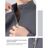 Harrison Howard Women’s Equestrian Riding Jacket,Thermal 4-Way Stretch Full-Zip Top with Hidden Pockets for Horse Riding(Deep Grey)