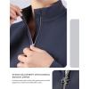 Harrison Howard Women’s Equestrian Riding Jacket,Thermal 4-Way Stretch Full-Zip Top with Hidden Pockets for Horse Riding(Navy)