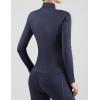 Harrison Howard Women’s Equestrian Riding Jacket,Thermal 4-Way Stretch Full-Zip Top with Hidden Pockets for Horse Riding(Navy)