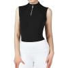 Harrison Howard Equestrian Shirts for Women Sleeveless Horse Riding Lightweight Quick-Dry Riding Shirts for Women(Black)