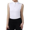 Harrison Howard Equestrian Shirts for Women Sleeveless Horse Riding Lightweight Quick-Dry Riding Shirts for Women(White)