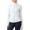Harrison Howard Long Sleeve Equestrian Shirt Thermal Zip Jacket w/Fleece Interior Horse Riding Top with Extended Thumbholes(Light Grey)