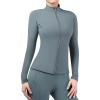 Harrison Howard Women’s Equestrian Riding Jacket,Thermal 4-Way Stretch Full-Zip Top with Hidden Pockets for Horse Riding(Soft Green)