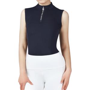Harrison Howard Equestrian Shirts for Women Sleeveless Horse Riding Lightweight Quick-Dry Riding Shirts for Women(Navy)
