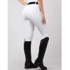 Harrison Howard Full-Seat Silicone Breeches for Women Horse Riding Pants Slip-Resistant Riding Tights Equestrian Women(White)