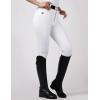 Harrison Howard Full-Seat Silicone Breeches for Women Horse Riding Pants Slip-Resistant Riding Tights Equestrian Women(White)