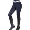 Harrison Howard Full-Seat Silicone Breeches for Women Horse Riding Pants Slip-Resistant Riding Tights Equestrian Women(Navy)