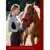 Harrison Howard Fleece Halter Covers for Horses, Set of 9, Prevent Hair Loss Pressure Marks, Padded Horse Halter Fleece Set Black(Burgundy)