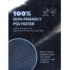 Harrison Howard Fleece Halter Covers for Horses, Set of 9, Prevent Hair Loss Pressure Marks, Padded Horse Halter Fleece Set Black(Trypan Blue)