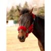 Harrison Howard Fleece Halter Covers for Horses, Set of 9, Prevent Hair Loss Pressure Marks, Padded Horse Halter Fleece Set Black(Burgundy)