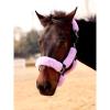 Harrison Howard Fleece Halter Covers for Horses, Set of 9, Prevent Hair Loss Pressure Marks, Padded Horse Halter Fleece Set Black(Light Purple)