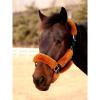 Harrison Howard Fleece Halter Covers for Horses, Set of 9, Prevent Hair Loss Pressure Marks, Padded Horse Halter Fleece Set Black(Medium Brown)