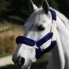 Harrison Howard Fleece Halter Covers for Horses, Set of 9, Prevent Hair Loss Pressure Marks, Padded Horse Halter Fleece Set Black(Navy)