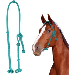 Harrison Howard Rope Halter Headstall for Horses no Noseband