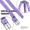 Harrison Howard Equestrian Horse Breast Collars Braided Paracord Chest with Personalized Beading Paracord Horse Tack Green(Purple)