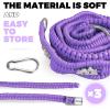 Harrison Howard Equestrian Horse Breast Collars Braided Paracord Chest with Personalized Beading Paracord Horse Tack Green(Purple)