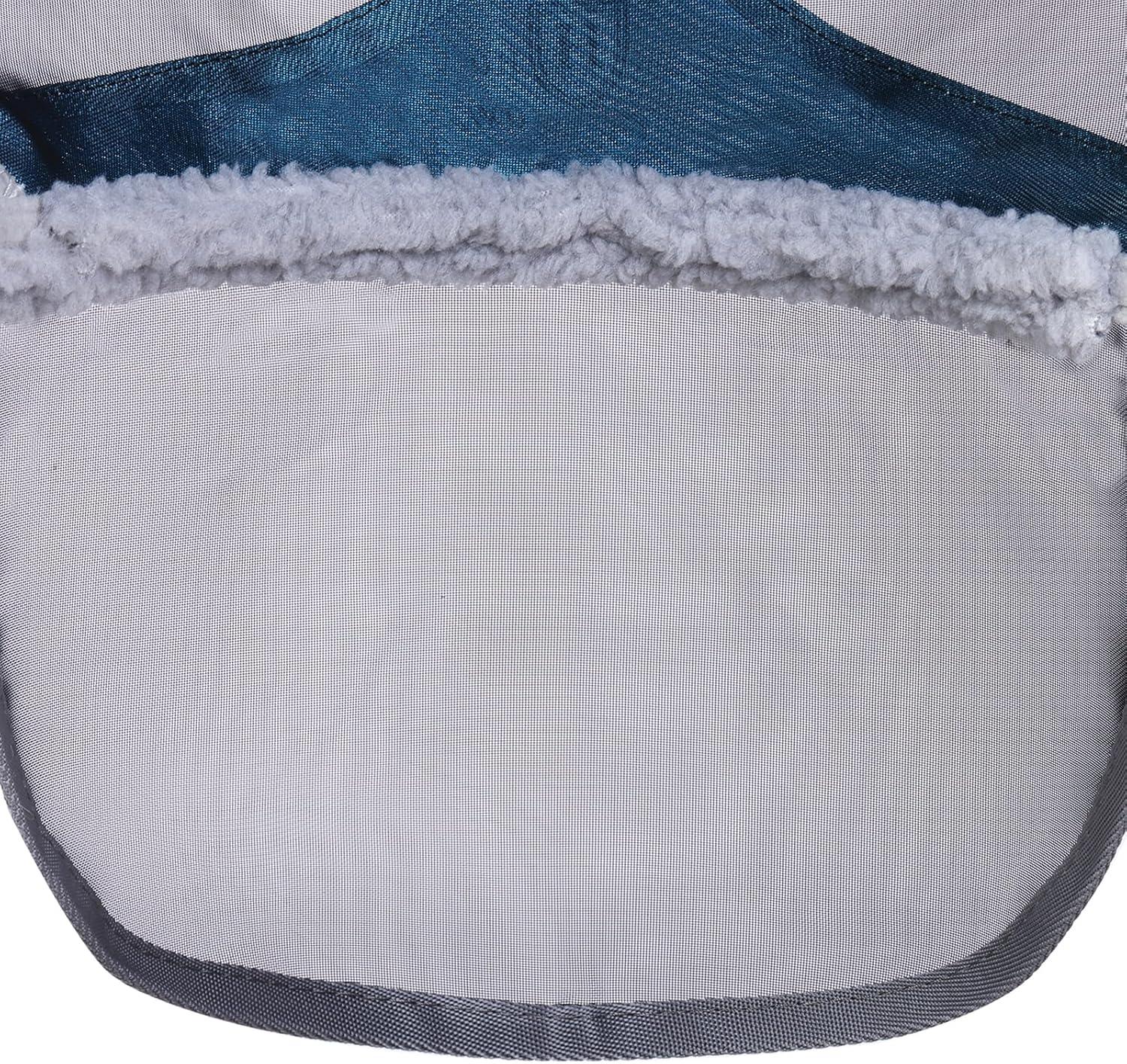 image:imageHarrison Howard Pro Luminous Horse Fly Mask Large Eye Space Full Face UV Protection for Horse Coral OrangeNavy SSky Blue