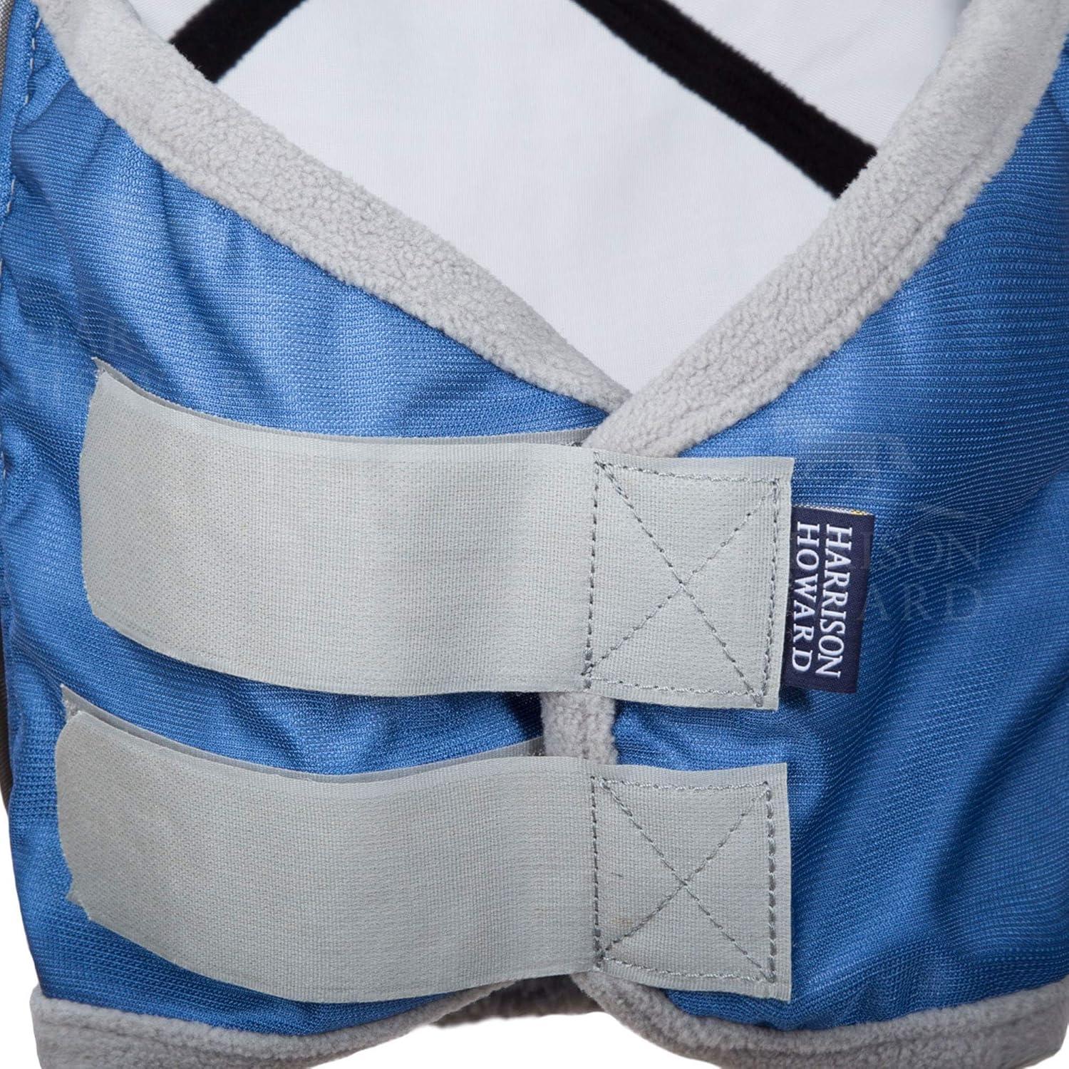 image:imageHarrison Howard CareMaster Pro Luminous Fly Mask Large Eye Space Standard Aquamarine S PonyAquamarine
