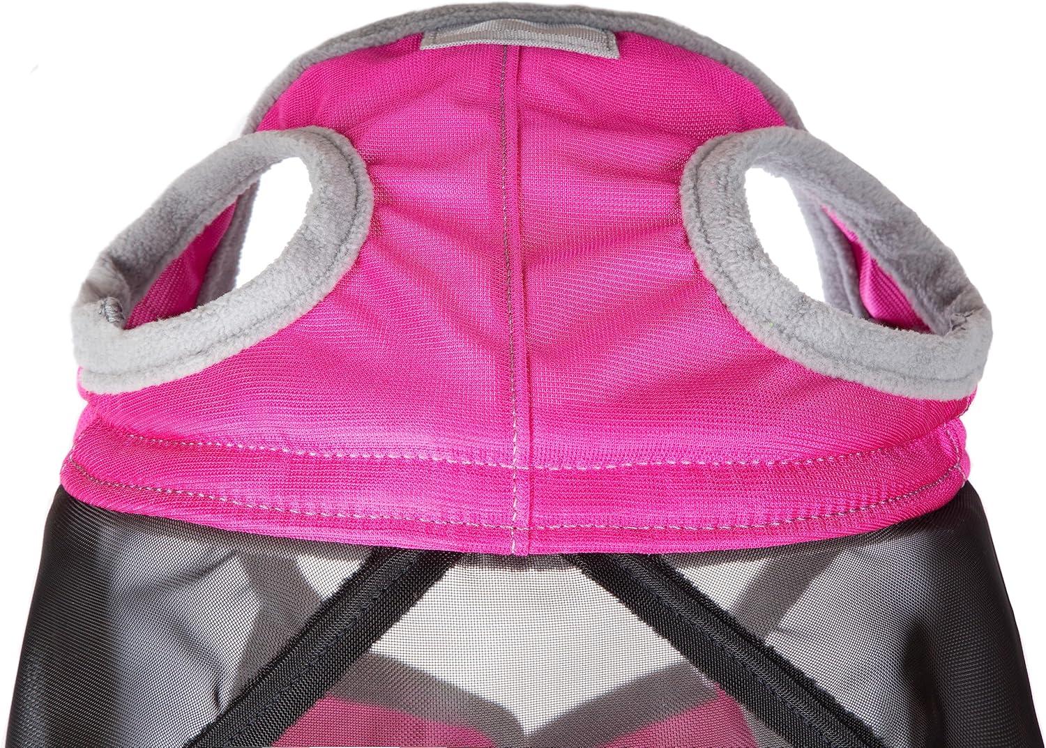 image:imageHarrison Howard CareMaster Pro Luminous Horse Fly Mask Large Eye Space Full Face Standard with Nose No Ears Aquamarine S PonyFlamingo