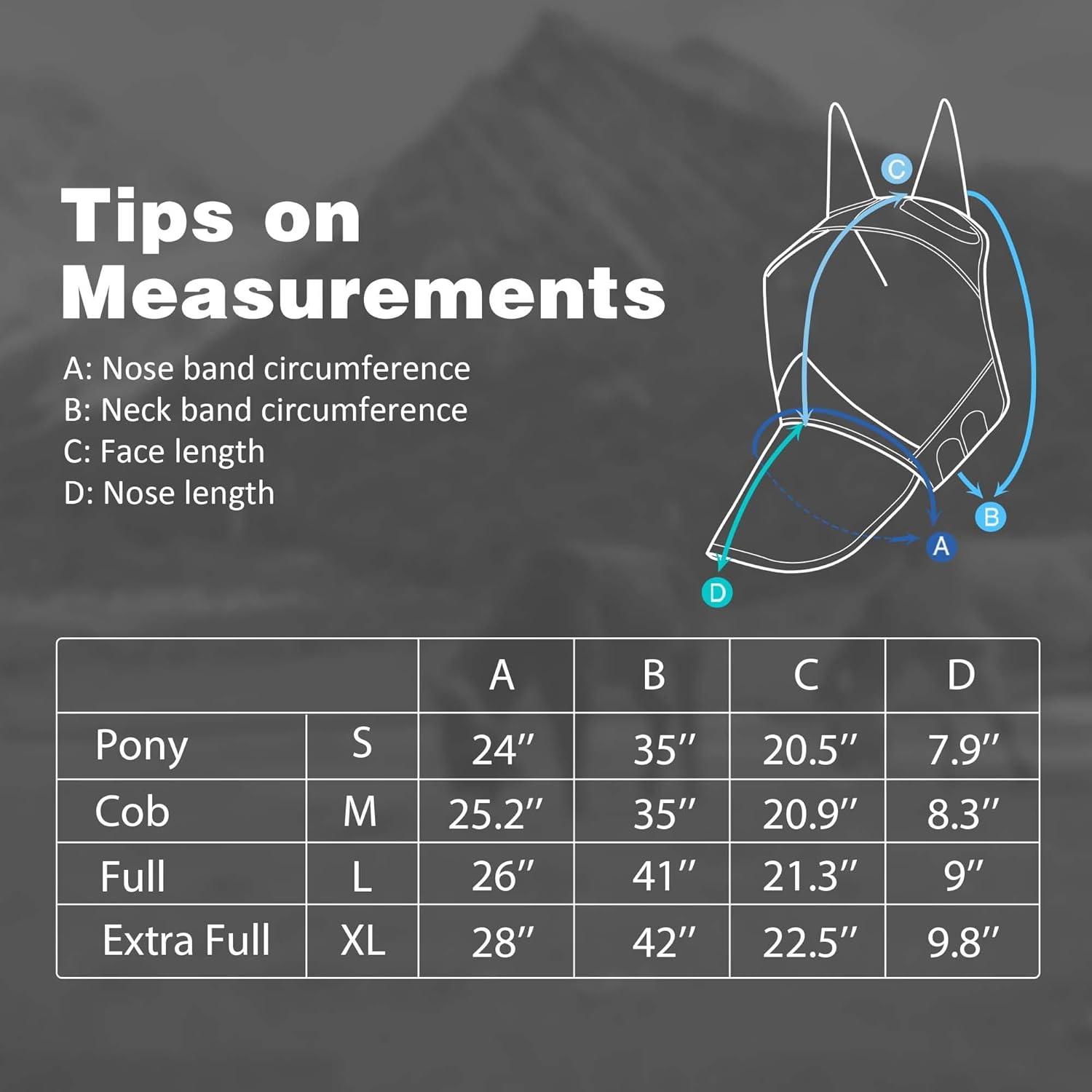 image:imageHarrison Howard Pro LumiVista Horse Full Face Fly Mask Large Eye Space Long Nose with Ears UV Protection for Horse Cute Hearts LCute Hearts