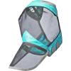 Harrison Howard CareMaster Pro Luminous Horse Fly Mask Large Eye Space Full Face Standard with Nose No Ears Aquamarine S Pony(Summer Mint)