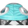 Harrison Howard CareMaster Pro Luminous Horse Fly Mask Large Eye Space Full Face Standard with Nose No Ears Aquamarine S Pony(Summer Mint)