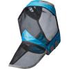 Harrison Howard CareMaster Pro Luminous Horse Fly Mask Large Eye Space Full Face Standard with Nose No Ears Aquamarine S Pony(Voodoo Blue)