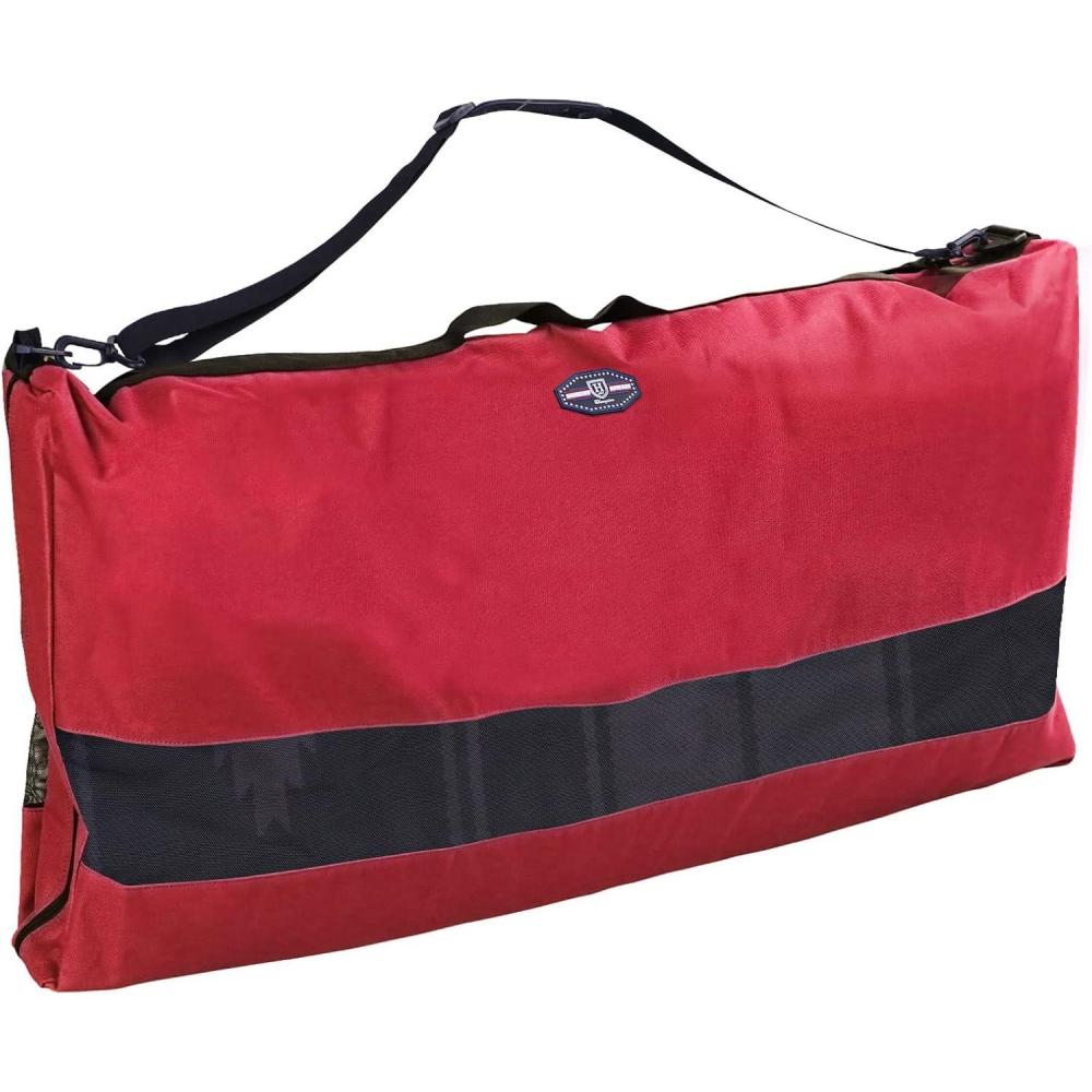 image:imageHarrison Howard Large Tack Saddle Pad Carry Bag Mesh Window Allows Airflow Perfect for English or Western Tack Case Protector for Saddle Pads