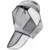 Harrison Howard CareMaster Horse Fly Mask Large Eye Space Full Face No Ears Black Small Pony(Silver/Black)