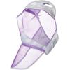 Harrison Howard CareMaster Horse Fly Mask Large Eye Space Full Face No Ears Black Small Pony(Silver/Purple)