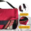 Harrison Howard Large Tack Saddle Pad Carry Bag Mesh Window Allows Airflow Perfect for English or Western Tack Case Protector for Saddle Pads