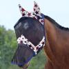 Harrison Howard LumiVista Horse Fly Mask Long Nose with Ears UV Protection for Horse Green Cactus L Full Size(Dream Star)