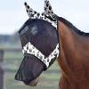 Harrison Howard LumiVista Horse Fly Mask Long Nose with Ears UV Protection for Horse Green Cactus L Full Size(Pine Cones)
