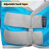 Harrison Howard Pro Luminous Horse Fly Mask Long Nose with Ears UV Protection for Horse Azure Blue/Silver Small Pony(Azure Blue/Silver)