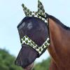 Harrison Howard LumiVista Horse Fly Mask Long Nose with Ears UV Protection for Horse Green Cactus L Full Size(Green Cactus)
