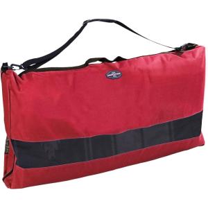 Harrison Howard Large Tack Saddle Pad Carry Bag Mesh Window Allows Airflow Perfect for English or Western Tack Case Protector for Saddle Pads