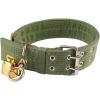 Harrison Howard Cattle Collar Thick Canvas Cow Neck Strap Adjustable Nylon Thickened Cow Collar Collar with Cow Bell for Horse Sheep Cattle Dog Etc Farm Animals Pets 59 Inch
