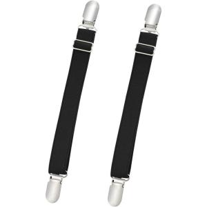 Harrison Howard Elastic Adjustable Women’s Boot Straps Pant Stirrups with Extra Heavy Sturdy Clip