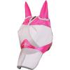 Harrison Howard Full Face Horse Fly Mask UV Protection and Breathable for Equine Use Comfortable Magenta XS(Magenta)