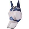 Harrison Howard Full Face Horse Fly Mask UV Protection and Breathable for Equine Use Comfortable Magenta XS(Navy)
